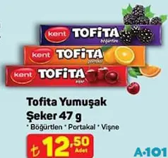 KENT TOFİTA YUMUŞAK ŞEKER 47 G
